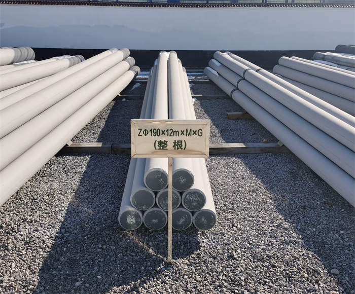 商洛190×12米钢筋混凝土水泥电线杆